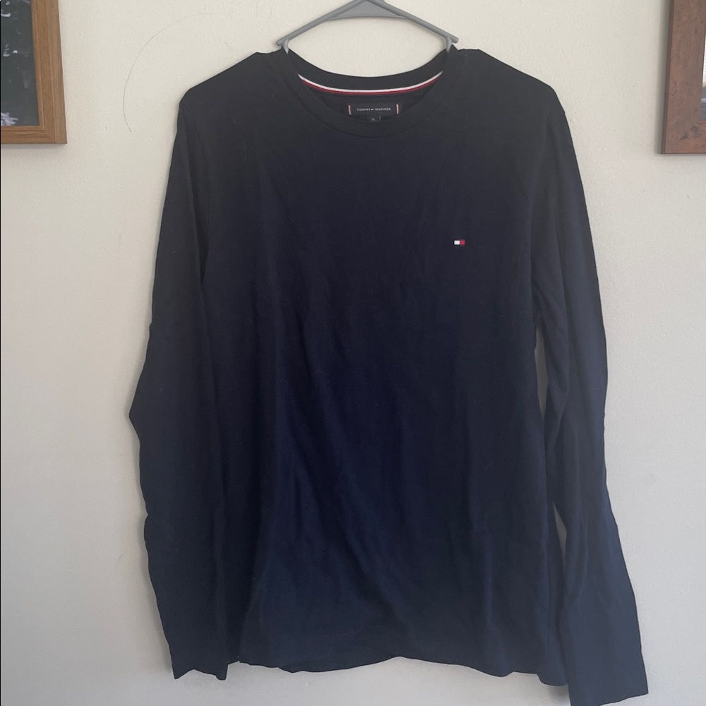 Tommy Hilfiger Navy Long Sleeve Tee